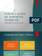 Formulación de soportes teóricos