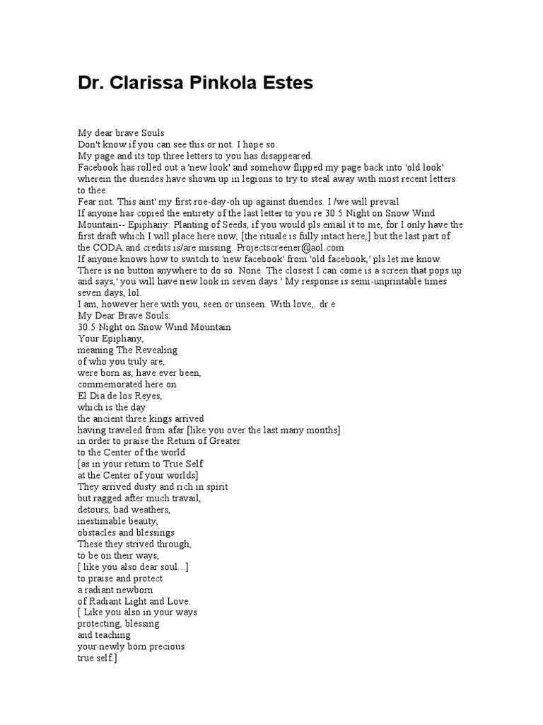 Dra Clarissa Estes PDF Angel