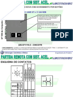 Diagrama Elétrico de Montagem Partida Remota