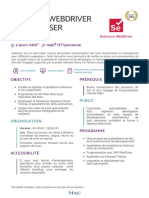 Formation Selenium Webdriver Automatisation Tests Logiciels