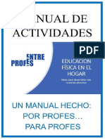Manual de Actividades- Educación Física en El Hogar