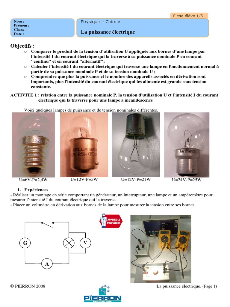 LAMPES HALOGÈNES - Pierron