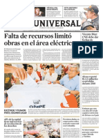 pRIMERA PAGINA DEL UNIVERSAL