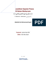 Id Perkara-Perkara Seputar Puasa Muharram