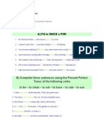 Grammar in Context Task 1 Present Perfect