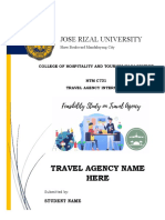 Travel Agency Feasibility Study Format