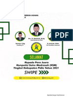 Juara KSM 2021 Tingkat Kabupaten Pidie