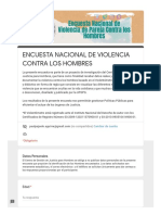 Encuesta Nacional de Violencia Contra Los Hombres