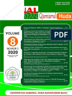 Jurnal Kesehatan Qamarul Huda (JKQH) Volume 8 Nomor 1 Tahun 2020