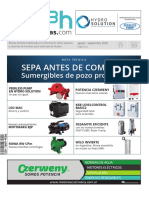 Sepa Antes de Comprar: Sumergibles de Pozo Profundo