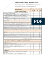 Perfil Clínico para El Diagnóstico Del Trastorno Del Espectro Autista