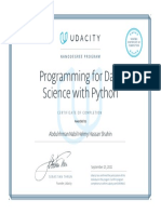 Programming For Data Science With Python