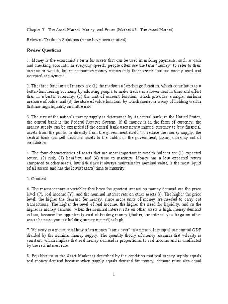 Difference Between Real And Nominal Money Demand