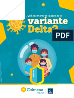 Cartilla - Qué Hacer Con La Llegada de La Variante Delta