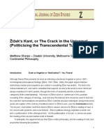 Žižek’s Kant and the Crack in the Universal