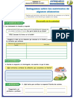 SEMANA 19-FICHA 03-Indagamos Sobre Los Nutrientes de Algunos alimentos-CyT