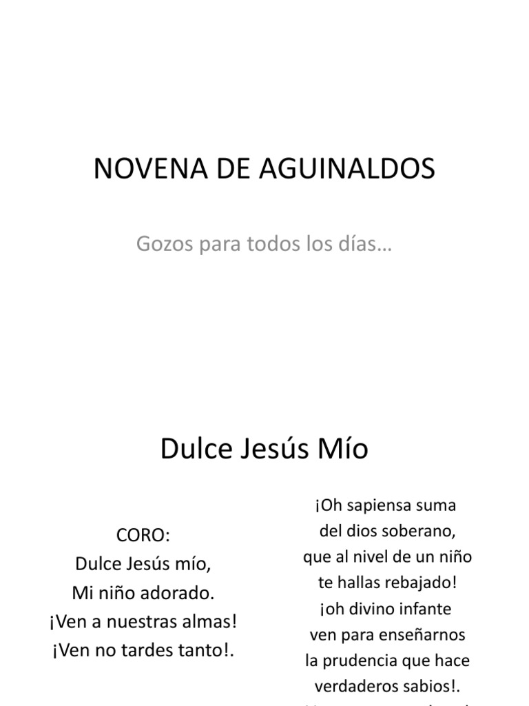 Novena de Aguinaldos PDF Jesús