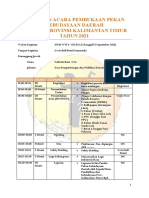 RUNDOWN ACARA PEKAN KEBUDAYAAN DAERAH TAHUN 2021.update