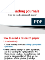 11. Reading Journal