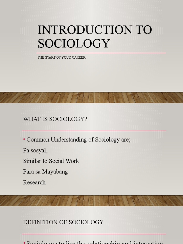 Orientation and Small Intro To Socio | PDF | Social Science | Science ...