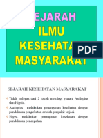 Sejarah Ilmu Kesehatan Masyarakat