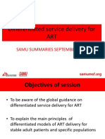 SAMU Summary Differentiated ART Delivery