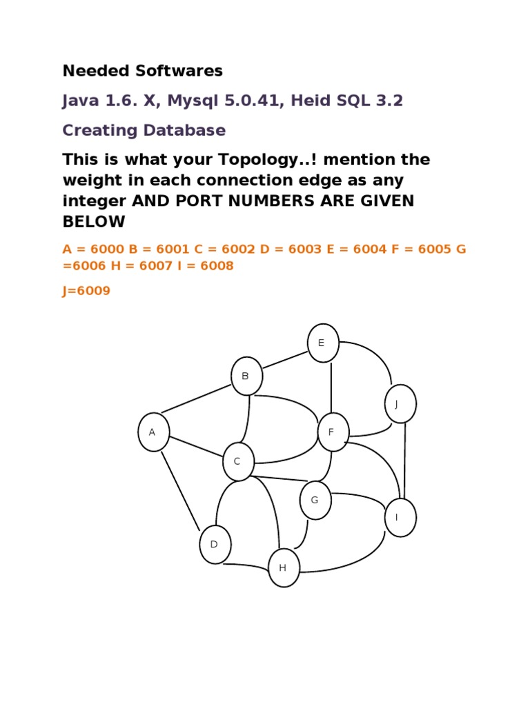 Database Setup and Topology Guide | PDF