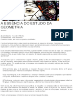 A ESSÊNCIA DO ESTUDO DA GEOMETRIA - Maç