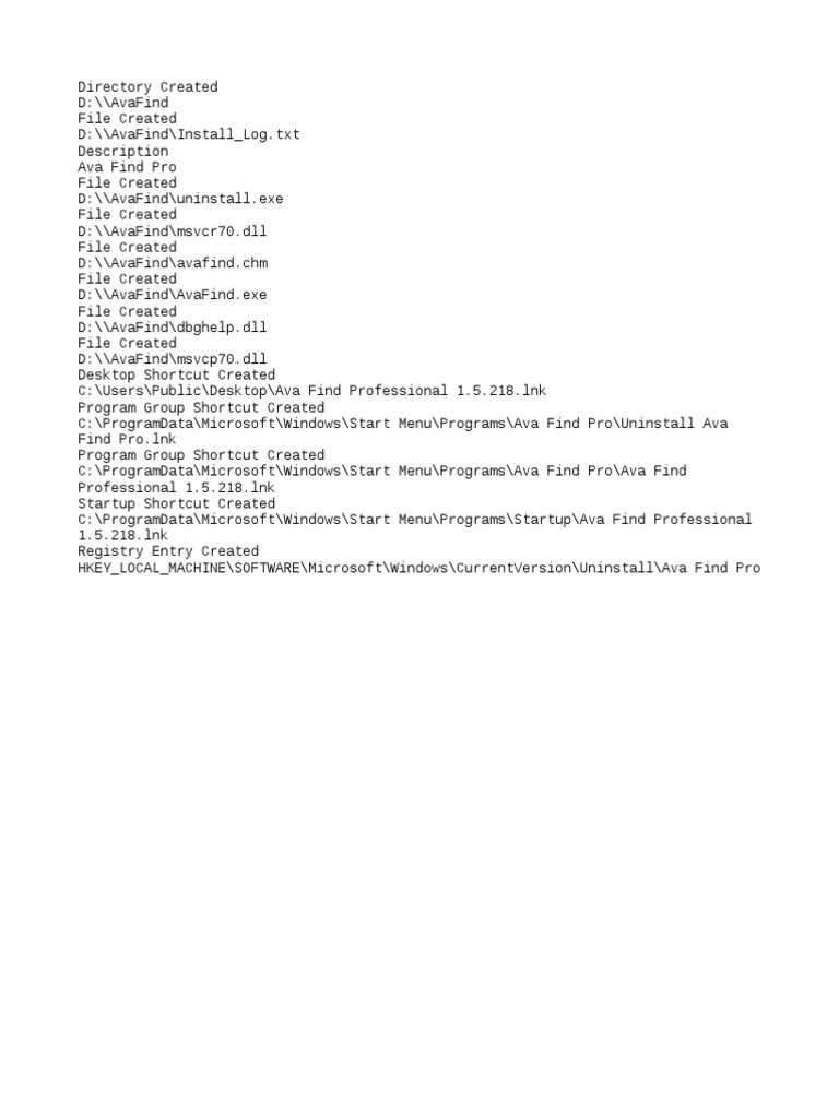 Install Log | PDF | Computers | Technology & Engineering
