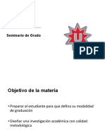 Seminario de Grado - Modalidades de Graduación en UTEPSA