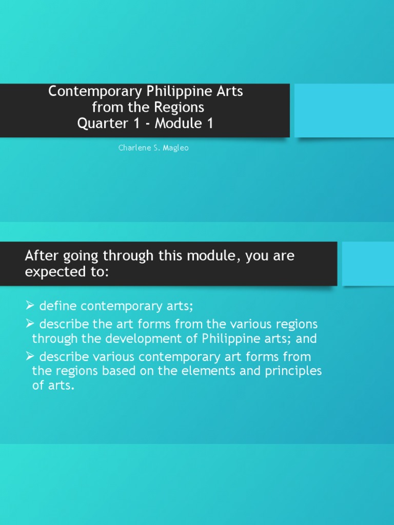 Cpar Q1 M1 | PDF | Shape | Philippines