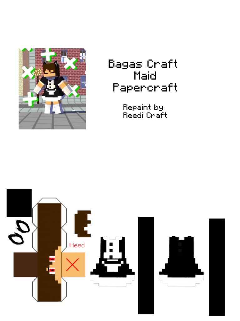 Bagas Maid Papercraft