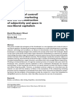 Brandscapes of Control? Surveillance, Marketing and The Co-Construction of Subjectivity and Space in Neo-Liberal Capitalism