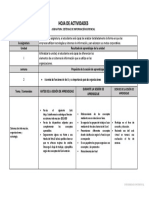 Hoja de Actividades - FORMATO - Flipped Classroom 1