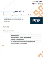 Explaining The SDLC: School of Computing and Information Technology
