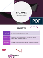 Enzymes: Behavior of Proteins