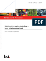 BSI Standards Publication: Building Information Modelling - Level of Information Need
