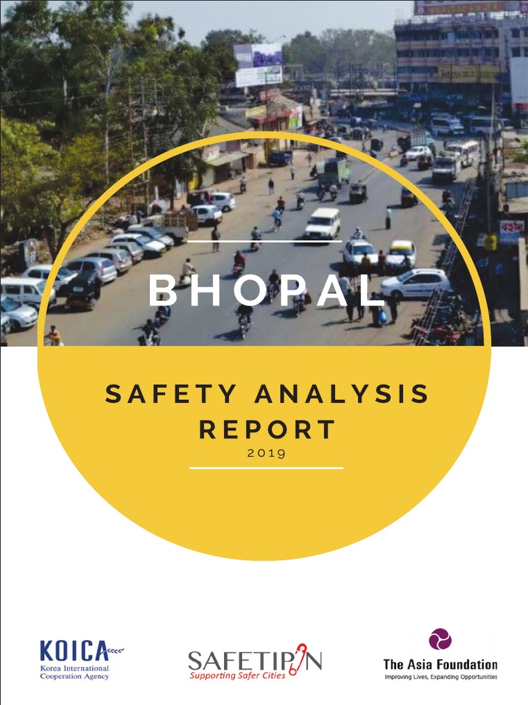 Bhopal City Safety Analysis Report Safetipin 2019 PDF Street Light