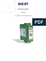 Technical Documentation: Power Amplifier For All Typical Proportional Valves