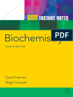 Biochemistry: Instant Notes