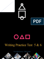 Writing Practice 5 & 6 - Listening Test 3 - Cam