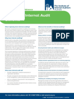 Factsheet: Internal Audit Benefits: Connect Support Advance