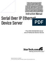 Serial Over IP Ethernet Device Server: Instruction Manual