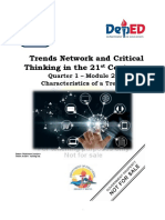 Trends Network and Critical Thinking in The 21st Century Module 2 Q1