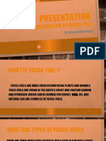 PRESENTAtion - Conservation of Fossil Fuel.