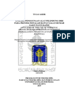 Analisis Penggunaan Alat Pelindung Diri Pada Proyek Instalasi Rawat Jalan Rumah Sakit Panti Rapih (Analysis of The Use of Personal