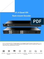 U1-4 Quad SDI Rack-Mount Encoder