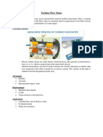 Turbine Flow Meter: Working Principle