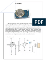 MQ2 Gas Sensor Module: Board Schematic