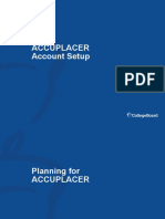 Accuplacer Account Setup